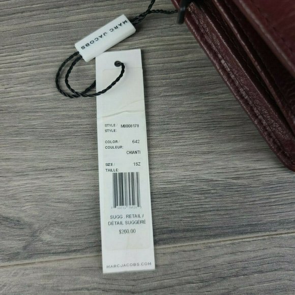 Marc Jacobs Burgundy Crossbody Bag - Picture 8 of 10